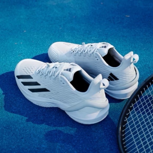 Adidas Lightweight Lightning Fast Tennis Pickleball Court Sneakers Size 11.5 - Picture 10 of 11